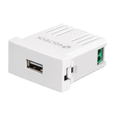 Modulo con puerto usb blanco sin tapa oslo volteck